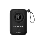 Awei P23K 10000mAh 22.5W Fast Charging Pawerbank with Digital Display