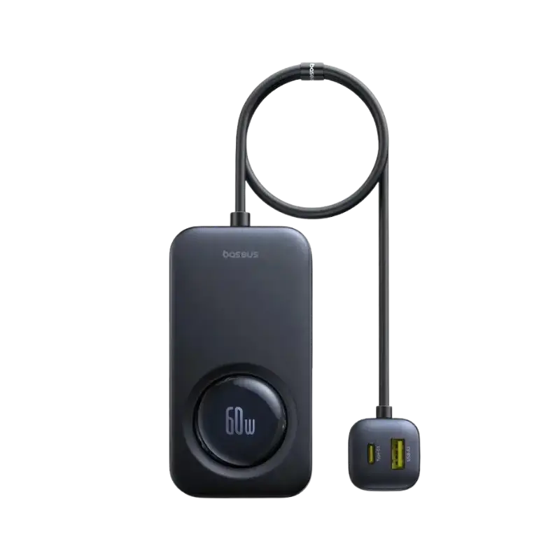 Baseus PrimeTrip VW1 105W Car Charger with 60W Retractable Cable Baseus PrimeTrip VW1 105W Car Charger with 60W Retractable Cable