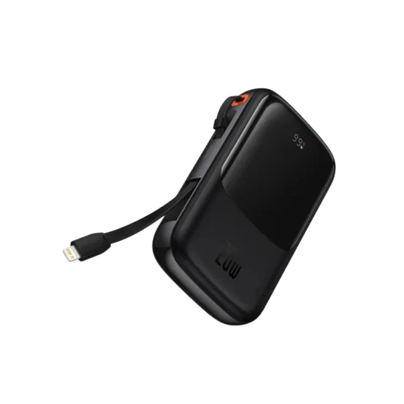 Baseus Qpow Pro 10000mAh 20W Fast Charging Power Bank with Lightning Cable Baseus Qpow Pro 10000mAh 20W Fast Charging Power Bank with Lightning Cable