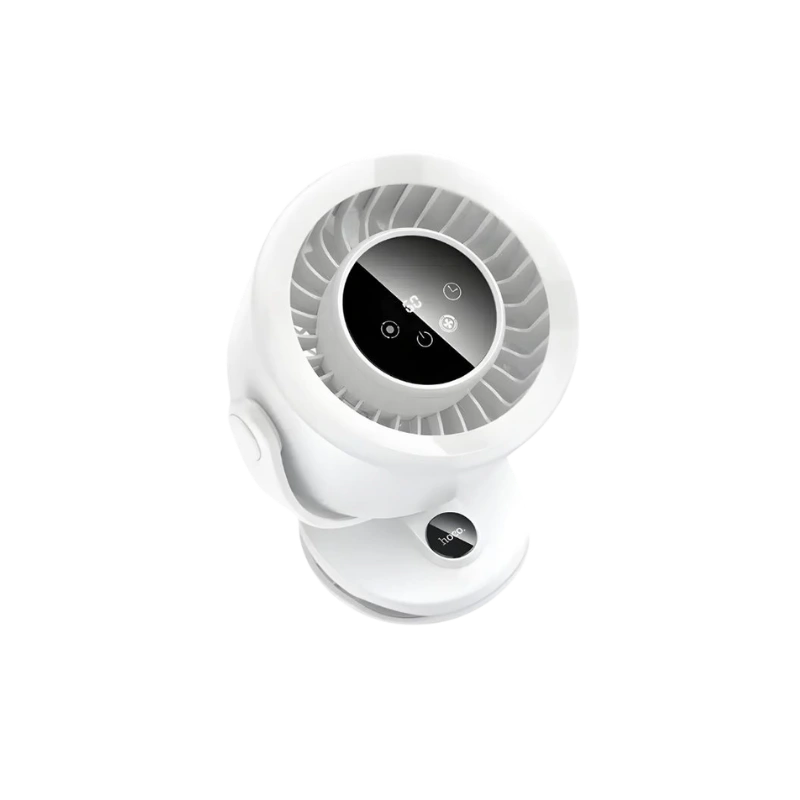 HOCO HX608 3‑in‑1 Automatic Rotating Clip Fan Table HOCO HX608 3‑in‑1 Automatic Rotating Clip Fan Table
