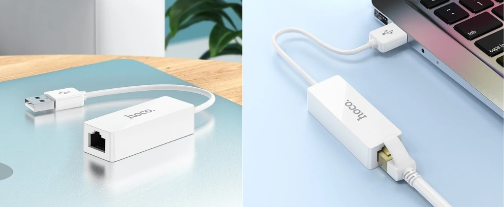 Hoco UA22 Acquire USB Ethernet Stable Network Adapter