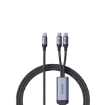 Joyroom A21 100W 2-in-1 Type-C to Dual Type-C Fast Charging Cable