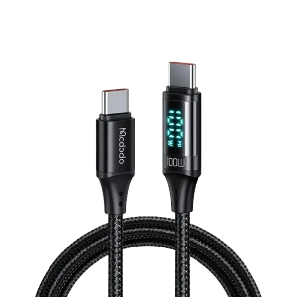 Mcdodo CA-1100 100W Type-C To Type-C Digital Display Fast Charging Cable
