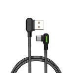 Mcdodo CA-5281 Button Series USB-A to USB-C Charging & Data Cable with LED