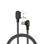 Mcdodo CA-5281 Button Series USB-A to USB-C Charging & Data Cable with LED