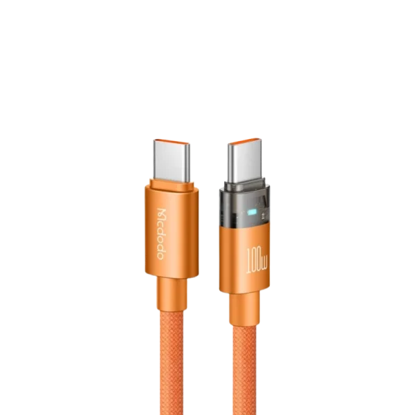 Mcdodo CA-5585 100W Type-C to Type-C Fast Charging Cable with Light