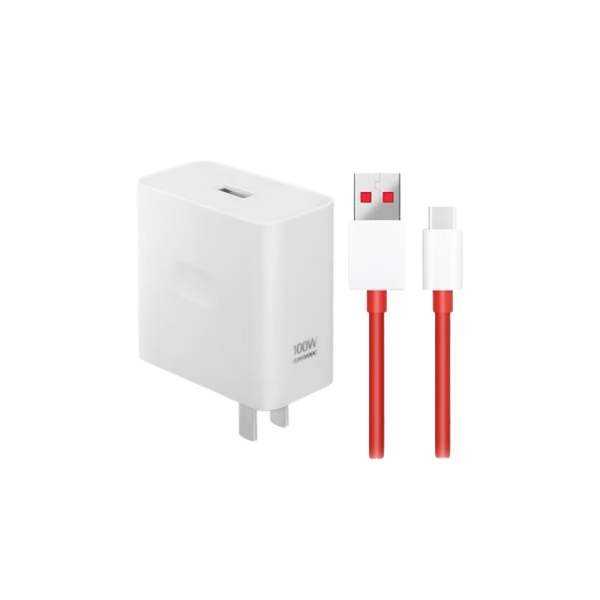 OnePlus SUPERVOOC 100W Power Adapter with USB-A to USB-C Cable