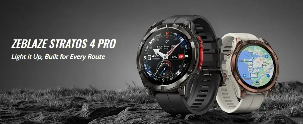 Zeblaze Stratos 4 pro Rugged GPS Smartwatch