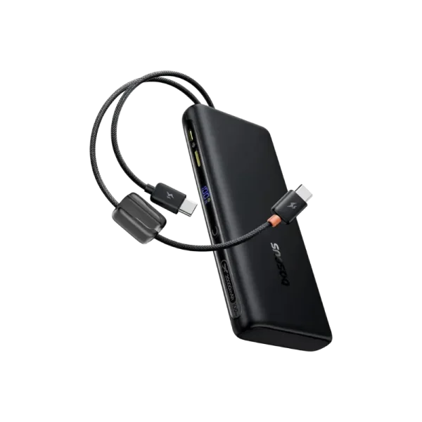 Baseus FC41 20000mAh 100W Fast Charging Power Bank with Built-in USB-C Cables